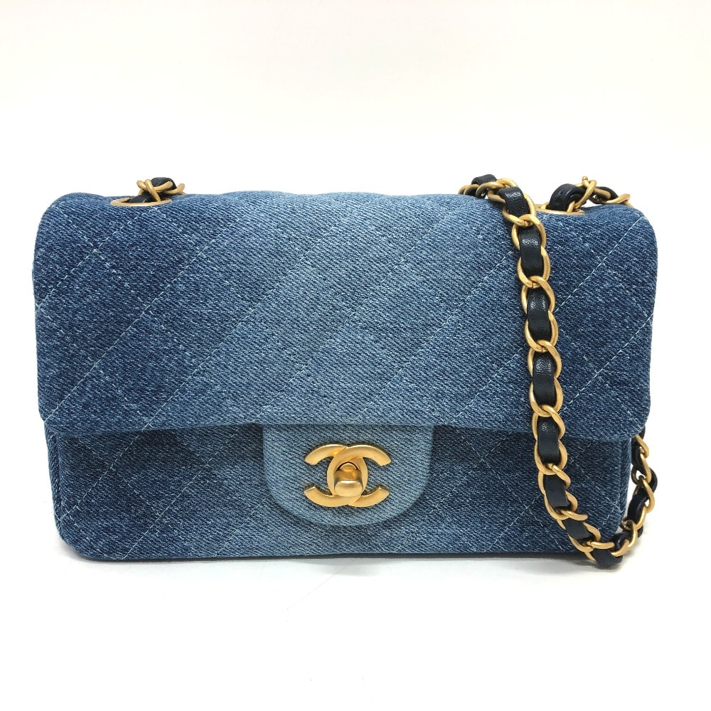 シャネル CHANEL ミニマトラッセ マトラッセミニ マトラッセ20 マトラッセ 20 マトラッセ グラデーション カバン 斜め掛け 肩掛け ショルダーバッグ デニム ブルー 未使用