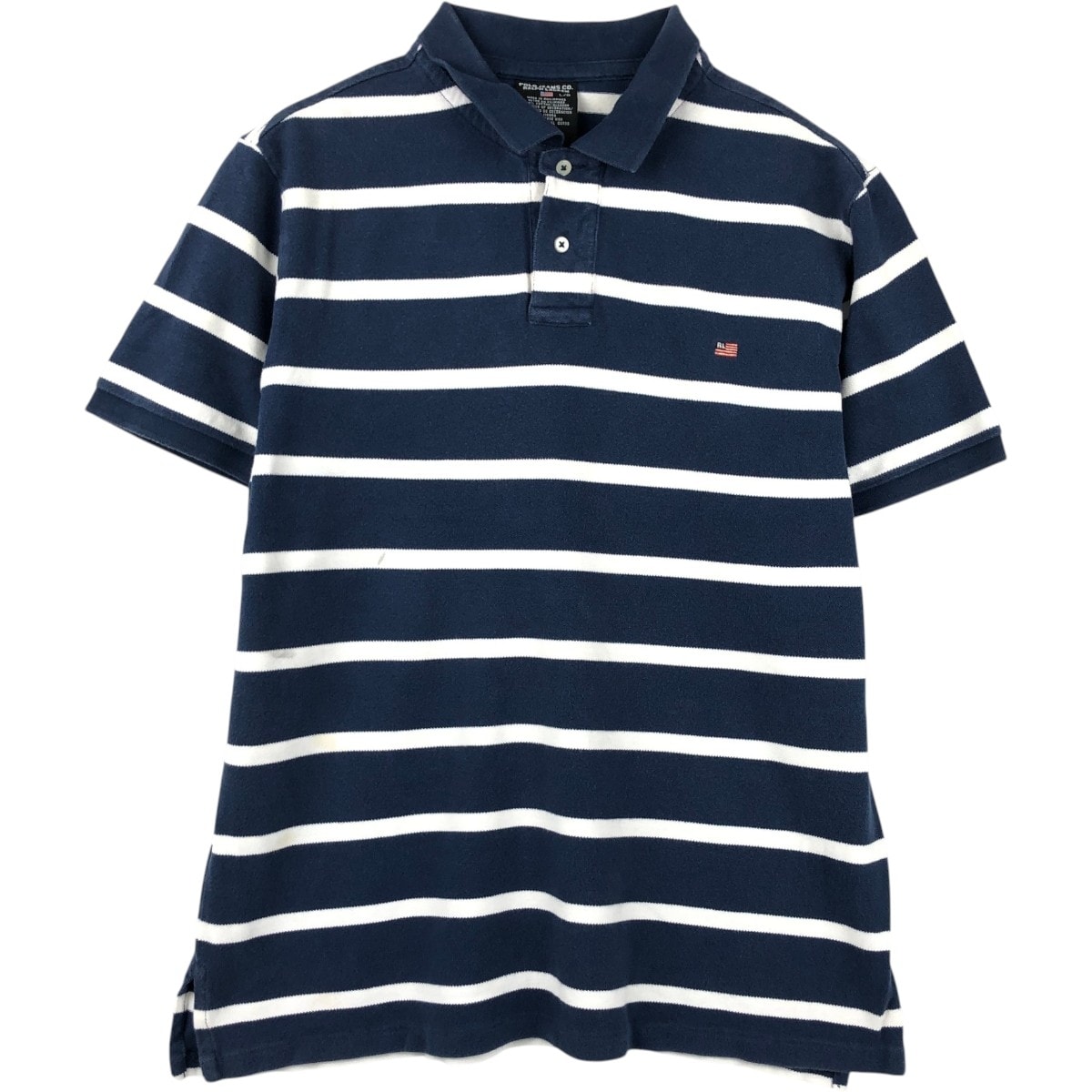 古着 ラルフローレン Ralph Lauren POLO JEANS COMPANY 半袖 ボーダー ポロシャツ メンズL相当/eaa654578