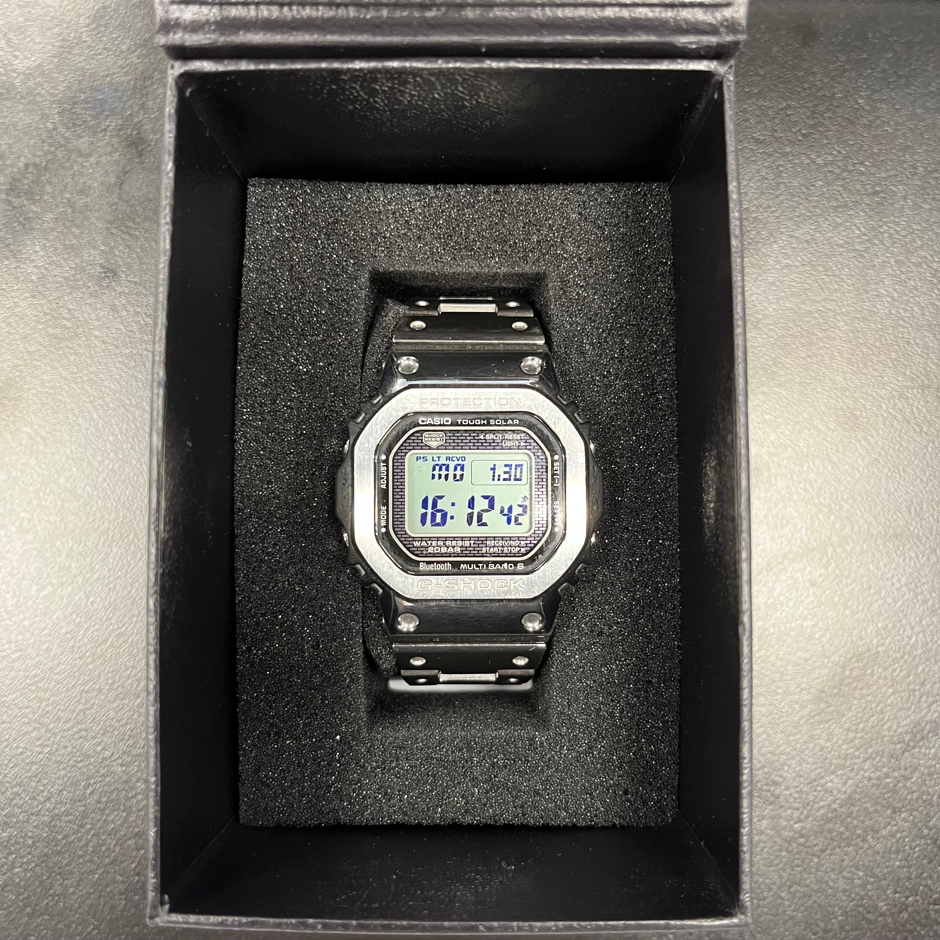 Casio G-Shock GMWB5000D-1 - 44mm in Stainless Steel