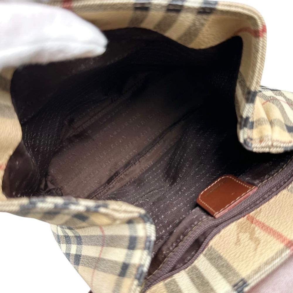 D (傷や汚れあり)】BURBERRY バーバリー リュック ノバチェック
