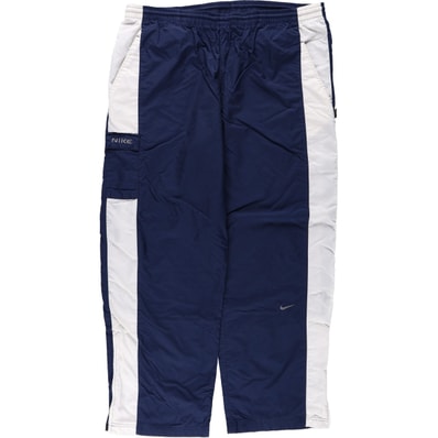 古着 ナイキ NIKE ウォームアップパンツ ナイロンパンツ シャカシャカパンツ メンズL相当/eaa664599