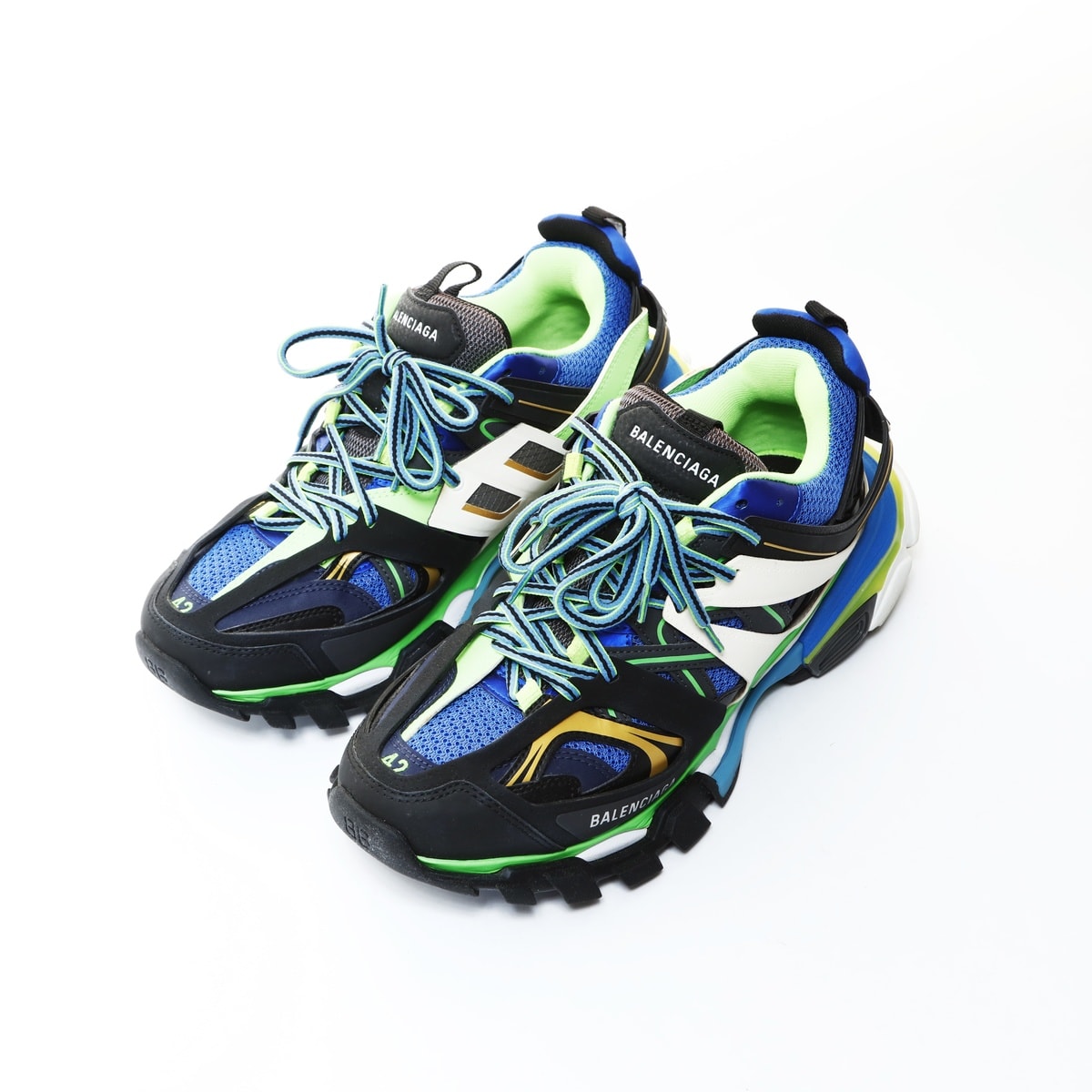 バレンシアガ BALENCIAGA トラック トレーナー 27.5cm スニーカー キャンバス【中古】