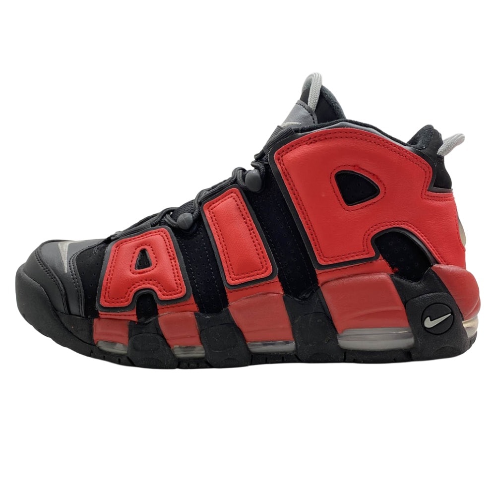 NIKE ナイキ スニーカー DJ4400-001 Air More Uptempo 96 Black and University Red エアモアアップテンポ 96 ブラック アンド ユニバーシティレッド ハイカット スニーカー ブラック系 【中古】