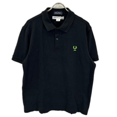 COMME des GARCONS SHIRT x Fred Perry Neon Laurel Fred Perry Shirt "Black/Neon Green"