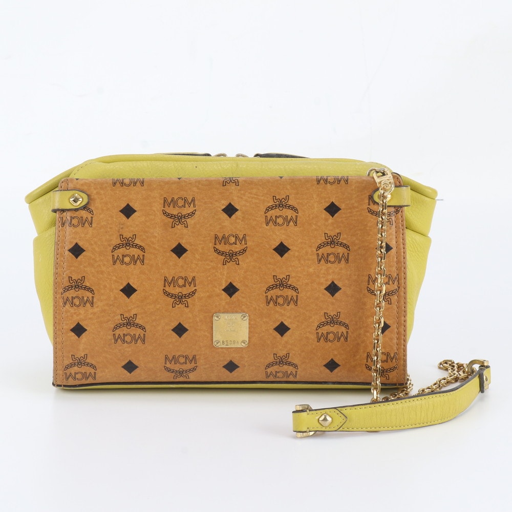 ■美品 MCM エムシーエム ヴィセトスチェーンショルダーバッグ