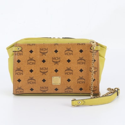 ■美品 MCM エムシーエム ヴィセトスチェーンショルダーバッグ