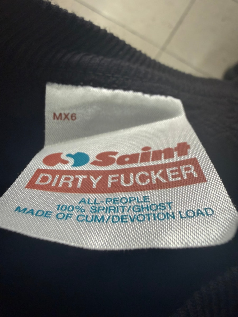 SAINT Mxxxxxx Crw-N Sweat7 Deadly "Black"