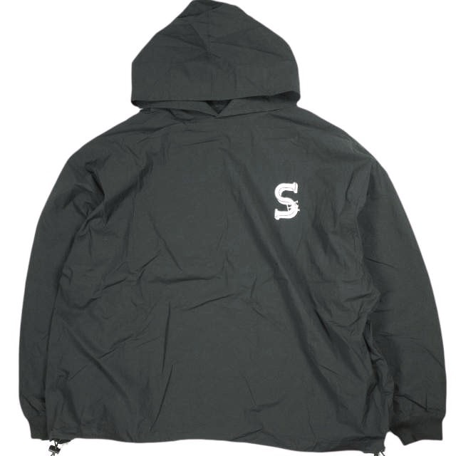 SEE SEE x URBS シーシー URBAN RESEARCH BUYERS SELECT アーバンリサーチ 25SS 別注 日本製 NYLON SUPER BIG HOODY LST ナイロンスーパービッグフーディ L BLACK パーカー トップス【中古】【SEE SEE × URBS】 B (目立った傷や汚れなし)】SEE SEE x URBS シーシー URBAN RESEARCH