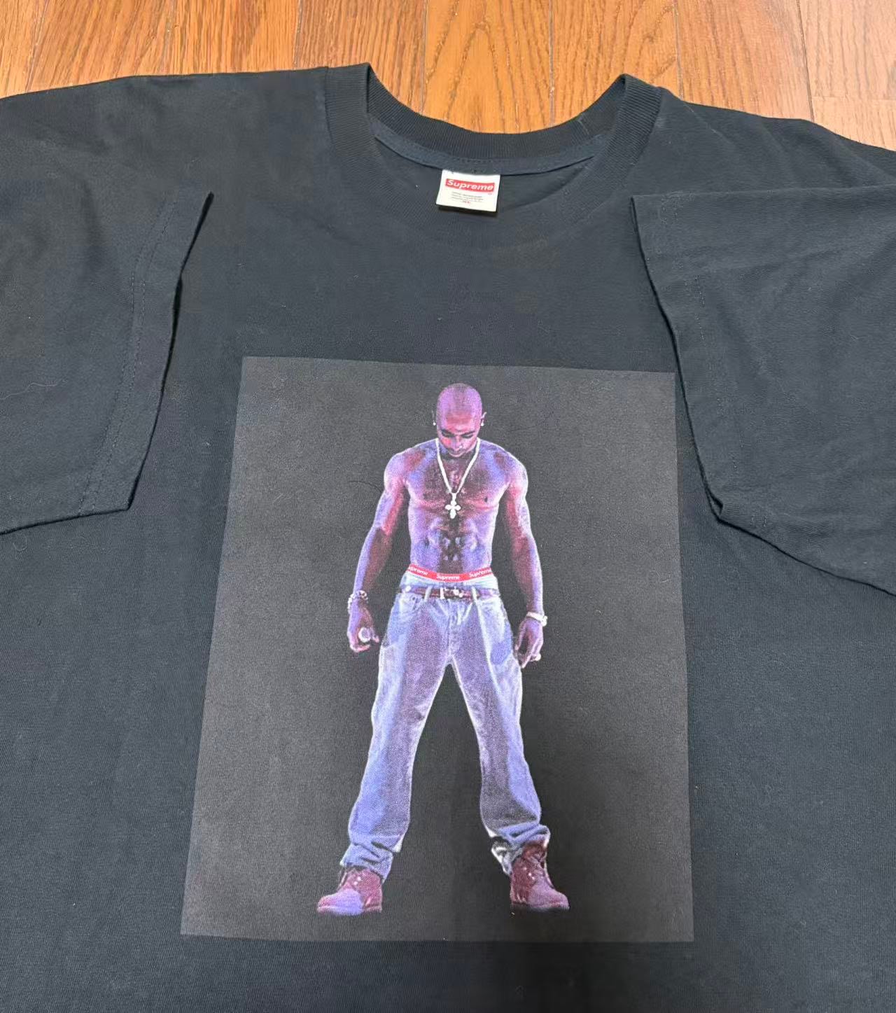 Supreme Tupac Hologram Tee "Black"