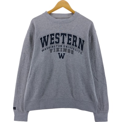 古着 ジャンスポーツ JANSPORT WASHINGTON UNIVERSITY カレッジスウェットシャツ トレーナー メンズL相当/eaa492786