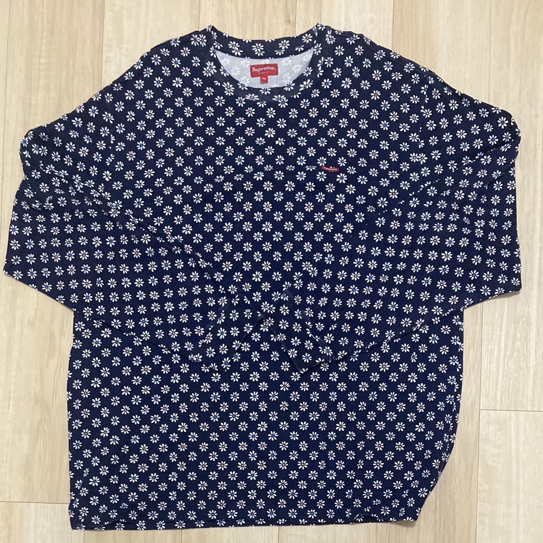 Supreme Small Box L/S Tee "Flowers"(22FW)