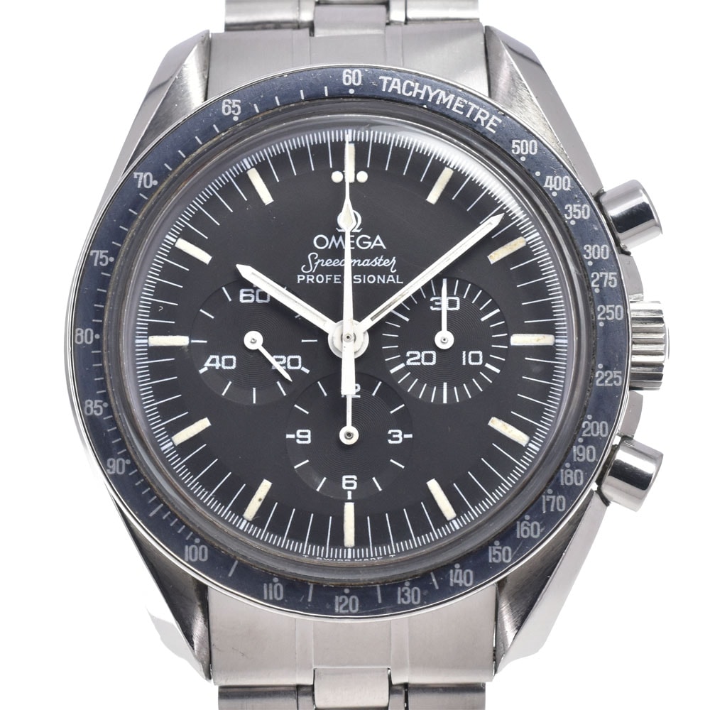 オメガ OMEGA 145022-69ST ヴィンテージ スピードマスター プロフェッショナル 5th 下がりr ブラック 手巻き メンズ 良品 腕時計 O#148797