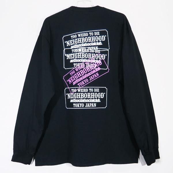 ネイバーフッド NH x ASSC . Tシャツ LS-1 "ブラック"