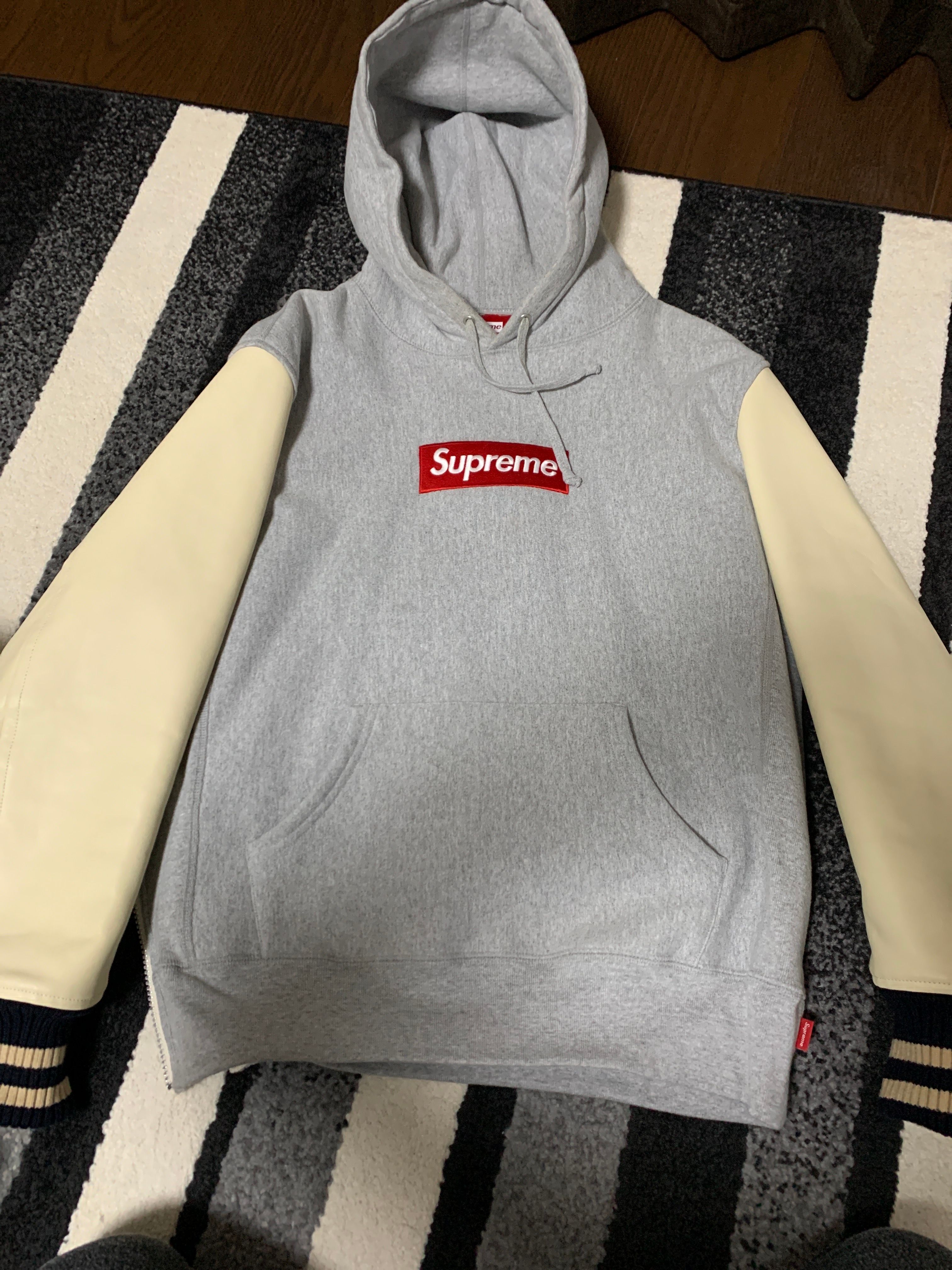 Supreme / JUNYA WATANABE COMME des GARÇONS MAN Box Logo Hoodie Customize "Grey"