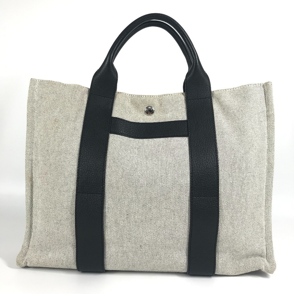 エルメス HERMES サックアーネMM サックアーネ MM トートバッグ カバン ハンドバッグ トワルアッシュ ブラック