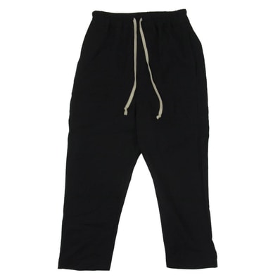 Rick Owens リックオウエンス パンツ 21AW RO02A7303‐WE ドローストリング ボタンフライ イージー パンツ ブラック系 38【中古】