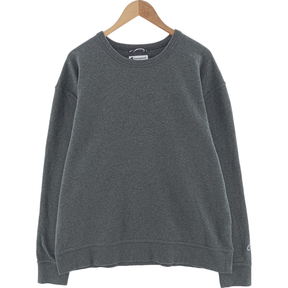 古着 チャンピオン Champion AUTHENTIC ATHLETICWEAR ワンポイントロゴスウェットシャツ トレーナー メンズXL相当/eaa417066