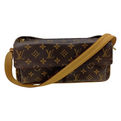 ◎◎LOUIS VUITTON ルイヴィトン モノグラム ヴィバシテ MM ショルダーバッグ M51164 ブラウン