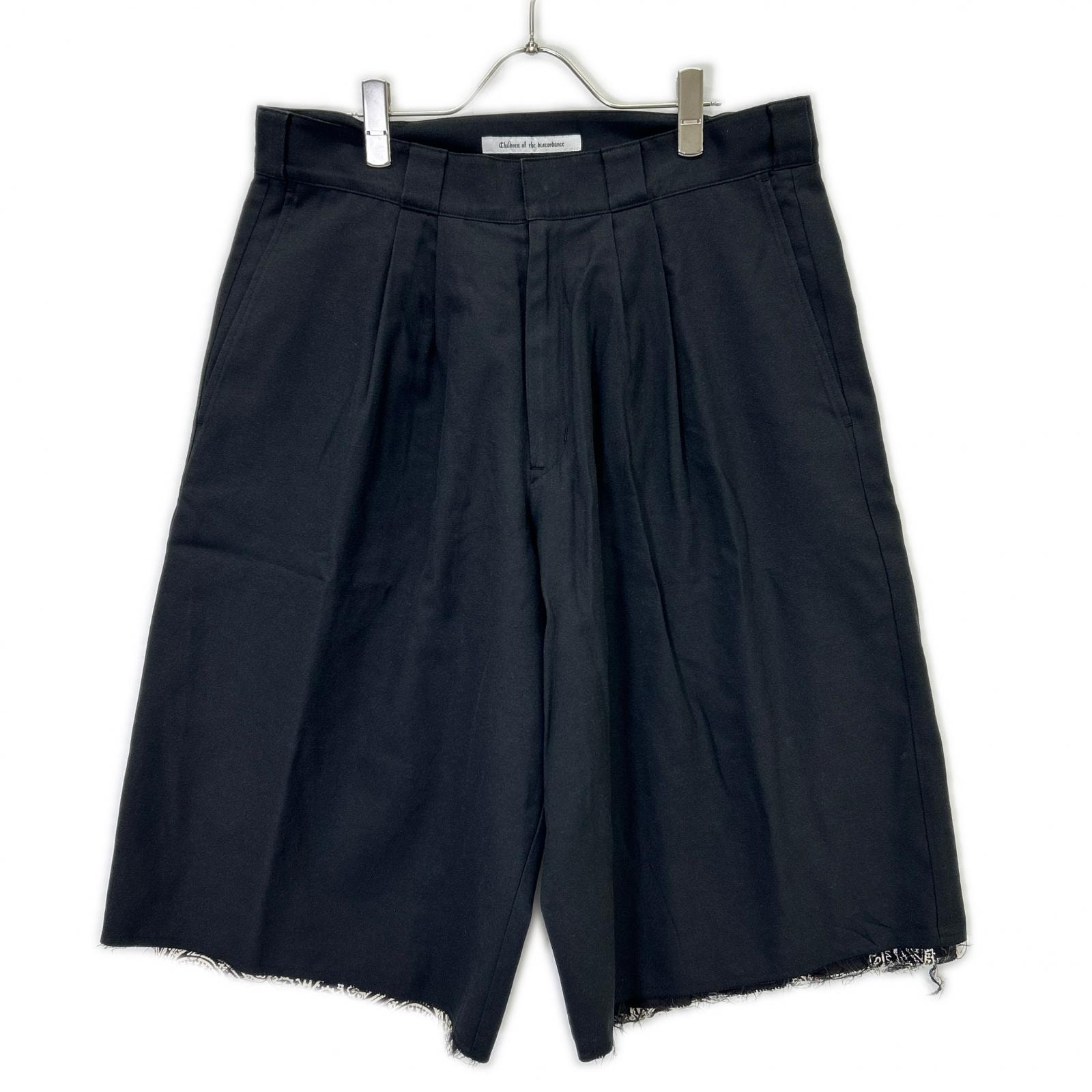 チルドレンオブザディスコーダンス COTDPT-352B ブラック INTAGE BANDANA WIDE SHORT PANTS 3