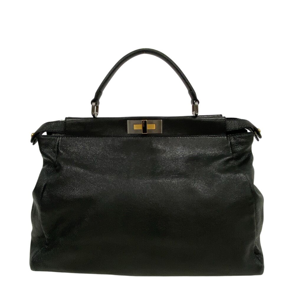 フェンディ FENDI ハンドバッグ ピーカブー ラージ 8BN210 ブラック