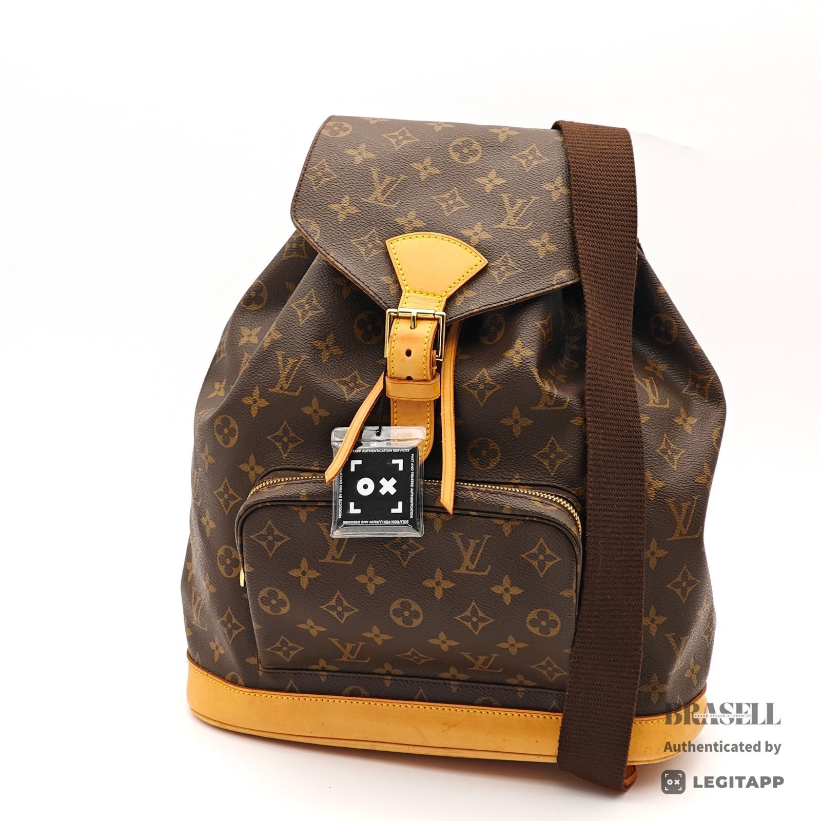 LOUIS VUITTON ルイ・ヴィトン モンスリGM Monogram モンスリGM M51135 SP1000 リュック・デイパック Monogram Canvas Brown レディース