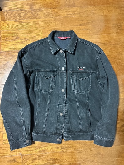 Supreme Denim Trucker Jacket "Black" (25SS)