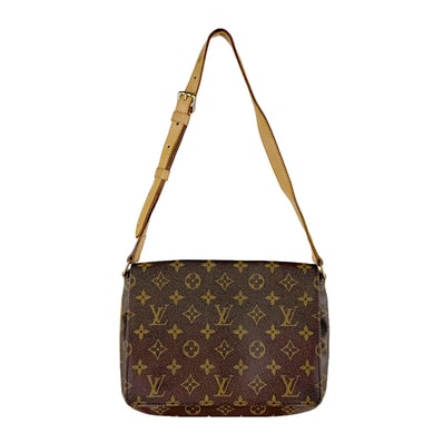 ルイ ヴィトン LOUIS VUITTON ショルダーバッグ モノグラム ミュゼット タンゴ ショート モノグラムキャンバス ブラウン ゴールド レディース M51257【中古】 z10397