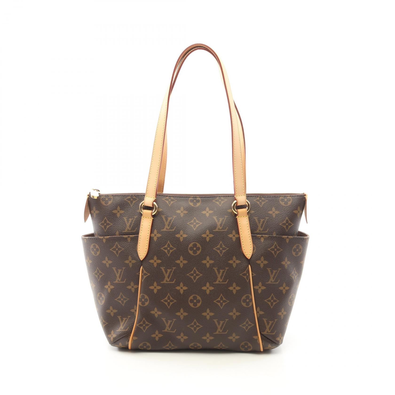ルイ・ヴィトン LOUIS VUITTON トータリーPM モノグラム トートバッグ バッグ PVCコーティングキャンバス レザー モノグラム レディース ブラウン系 M56688 【中古】