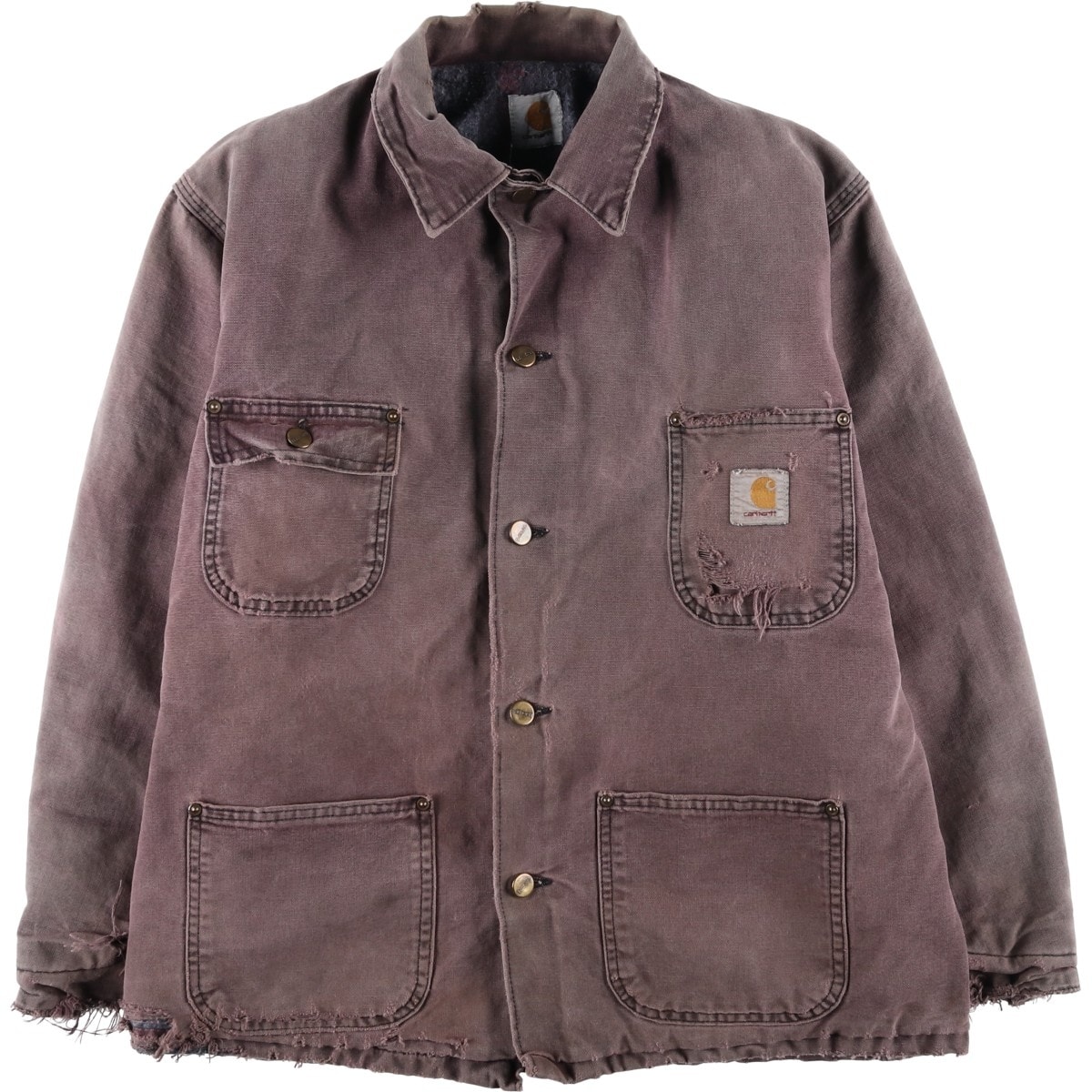 古着 カーハート Carhartt ミシガンチョアコート ダックカバーオール メンズL相当/eaa614807
