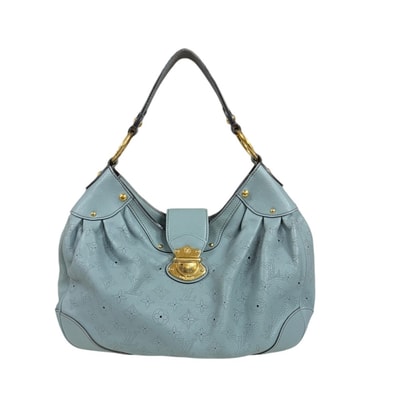 ルイヴィトン ソーラーPM マヒナ ショルダーバッグ モノグラムマヒナ M93444 ブルー レディース LOUIS VUITTON 中古