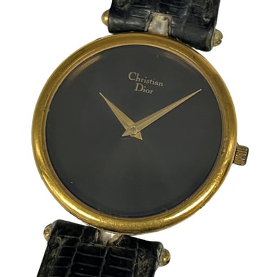 DIOR ディオール ゴールド クォーツ メンズ 腕時計 C1210