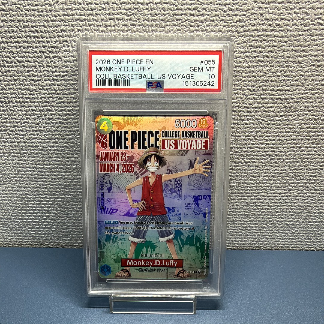 PSA10】モンキー・D・ルフィ：P (開封済) [P-055]【英語版
