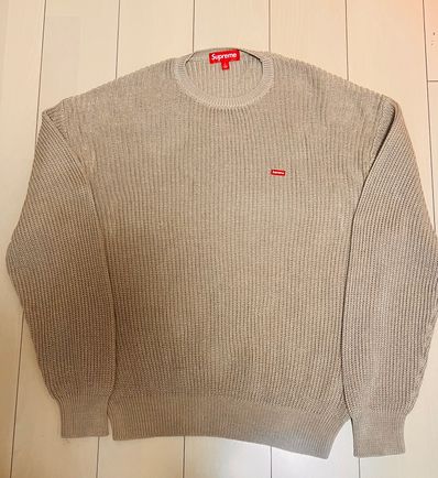 Supreme Small Box Ribbed Sweater "Tan"