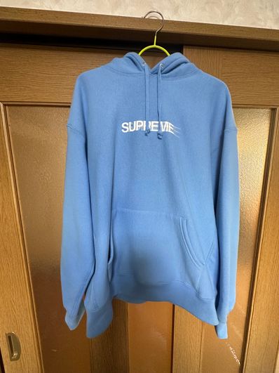 Supreme Motion Logo Hooded Sweatshirt "Light Blue" (23SS)