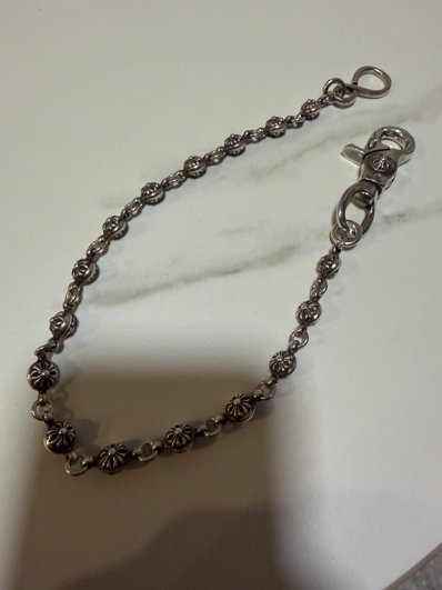 Chrome Hearts 1Clip #1 Cross Ball Short Wallet Chain/クロムハーツ 1クリップ#1クロスボールショートウォレットチェーン