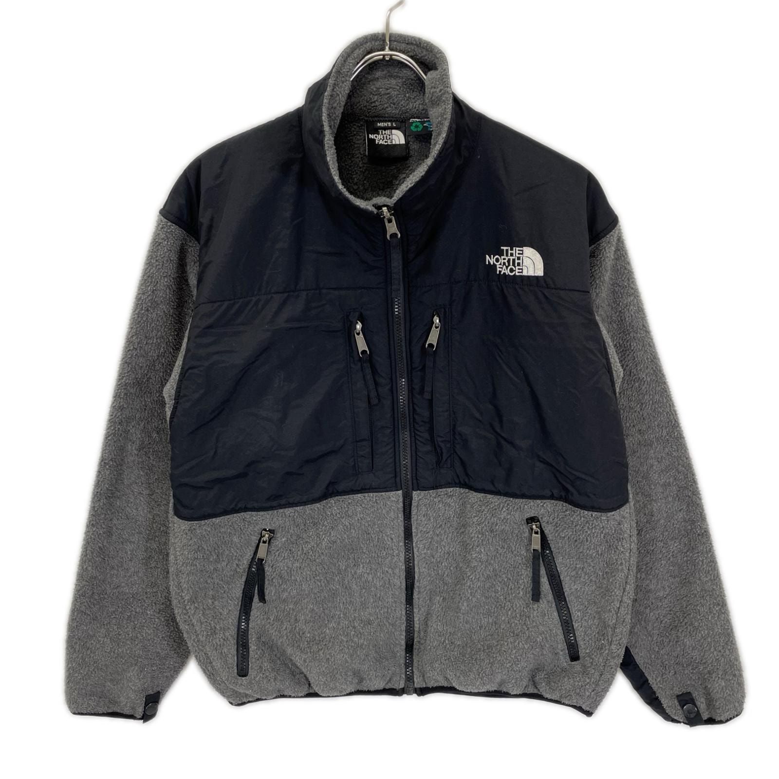 ノースフェイス 90年代 ブラック×グレー ARMADILLA フリースジャケット L