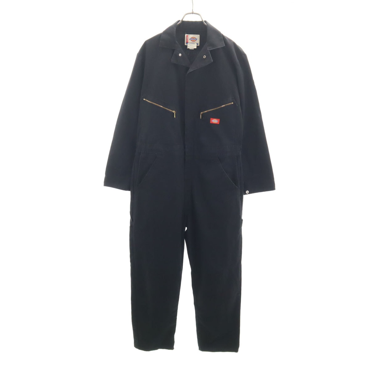 Dickies ディッキーズ 長袖 つなぎ M ブラック オールインワン
