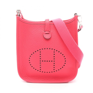 エルメス HERMES エヴリンアマゾンTPM ショルダーバッグ バッグ レザー トリヨンクレマンス トリヨンクレマンス ローズエクストリーム A刻印(2017年製造) レディース ピンク系 【中古】
