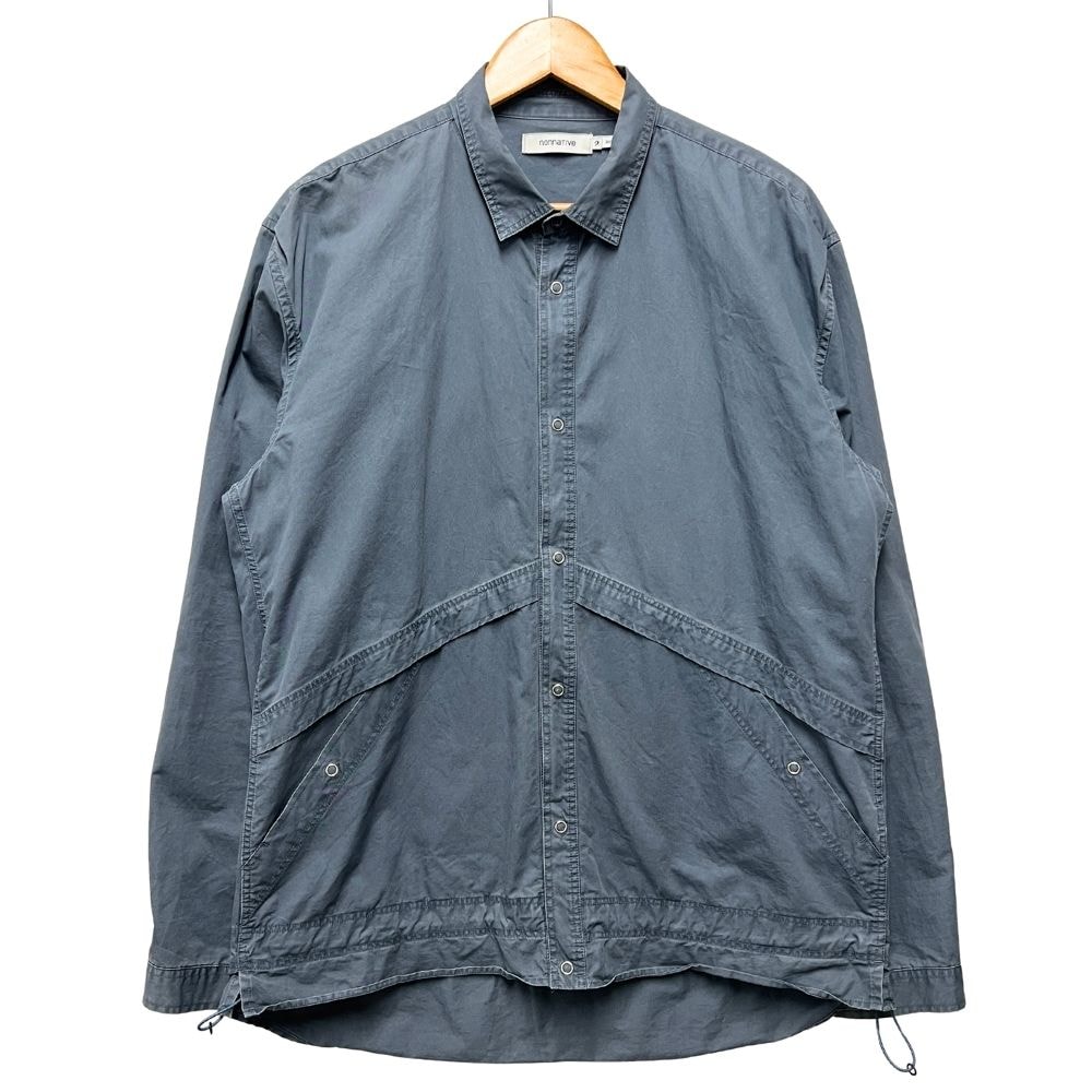 NONNATIVE ノンネイティブ 品番 NN-SJ3708 COACH SHIRT JACKET COTTON TWILL VW シャツジャケット 53323