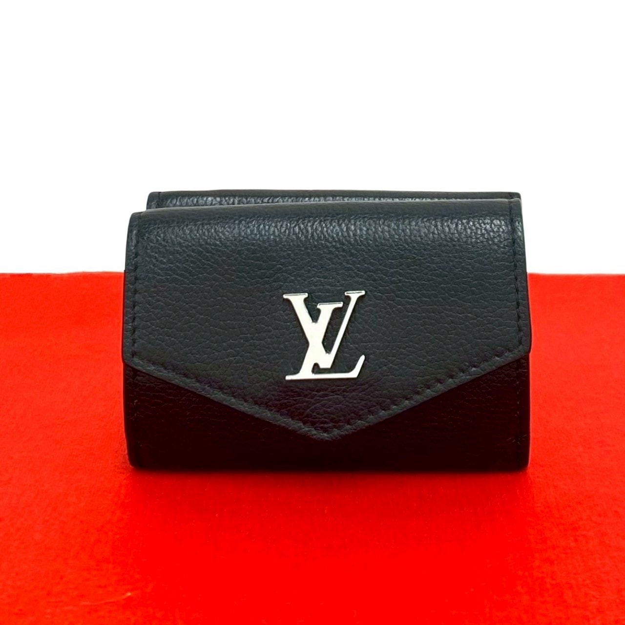 LOUIS VUITTON ルイヴィトン ポルトフォイユ ロックミー レザー 三つ折り財布 ブラック
35664