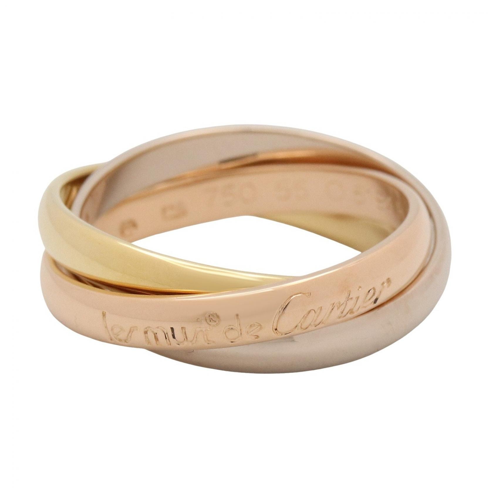 カルティエ CARTIER トリニティリング リング・指輪 ジュエリー K18(イエローゴールド) K18WG(ホワイトゴールド) K18PG(ピンクゴールド) メンズ レディース ゴールド系 / シルバー系 【中古】