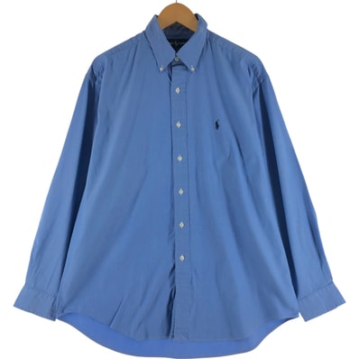 古着 ラルフローレン Ralph Lauren BLAKE 長袖 ボタンダウンシャツ メンズL相当/eaa536247