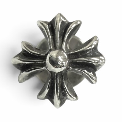 美品 クロムハーツ ピアス No2 CH PLS シルバー メンズ