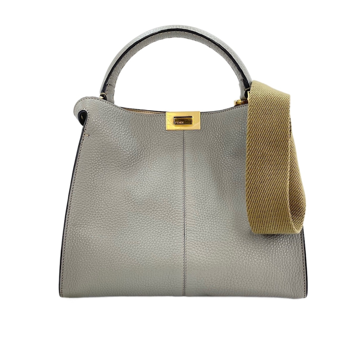 フェンディ FENDI レザー ピーカブー 2WAY ハンドバッグ【中古】