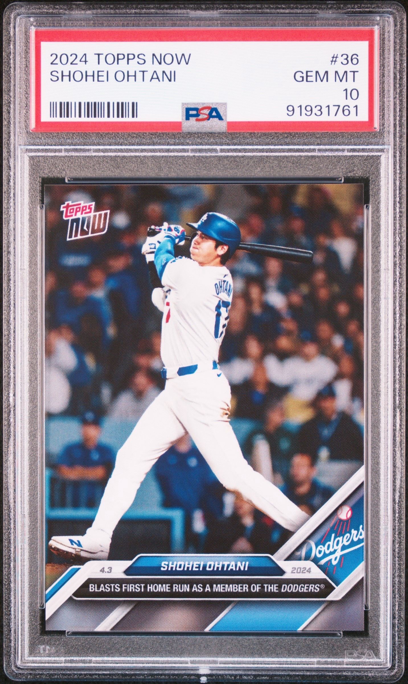 大谷翔平 [36](2024 MLB トップスナウカード)