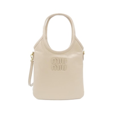 MIU MIU Women's Handbag In Pelle Ivy "White"