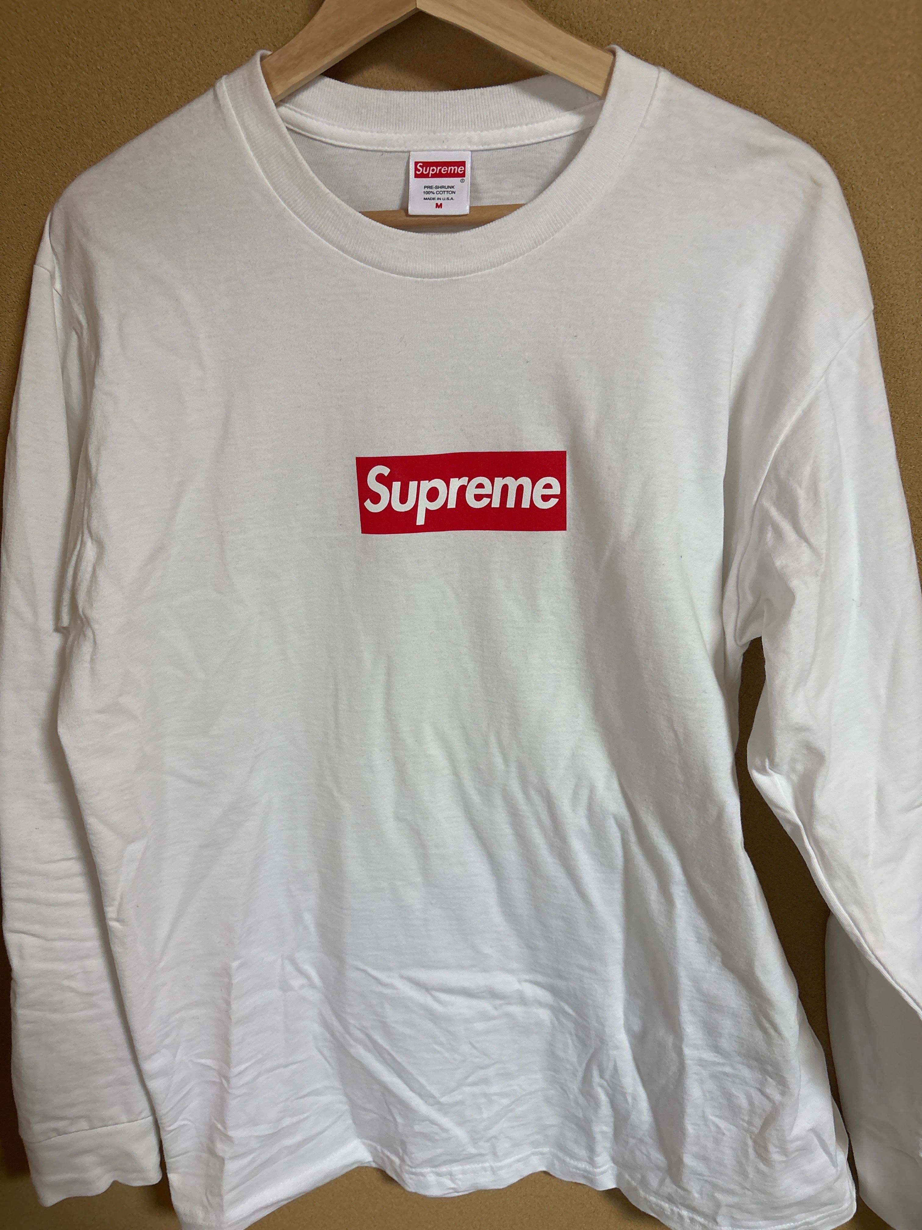 Supreme Box Logo L/S Tee "White"