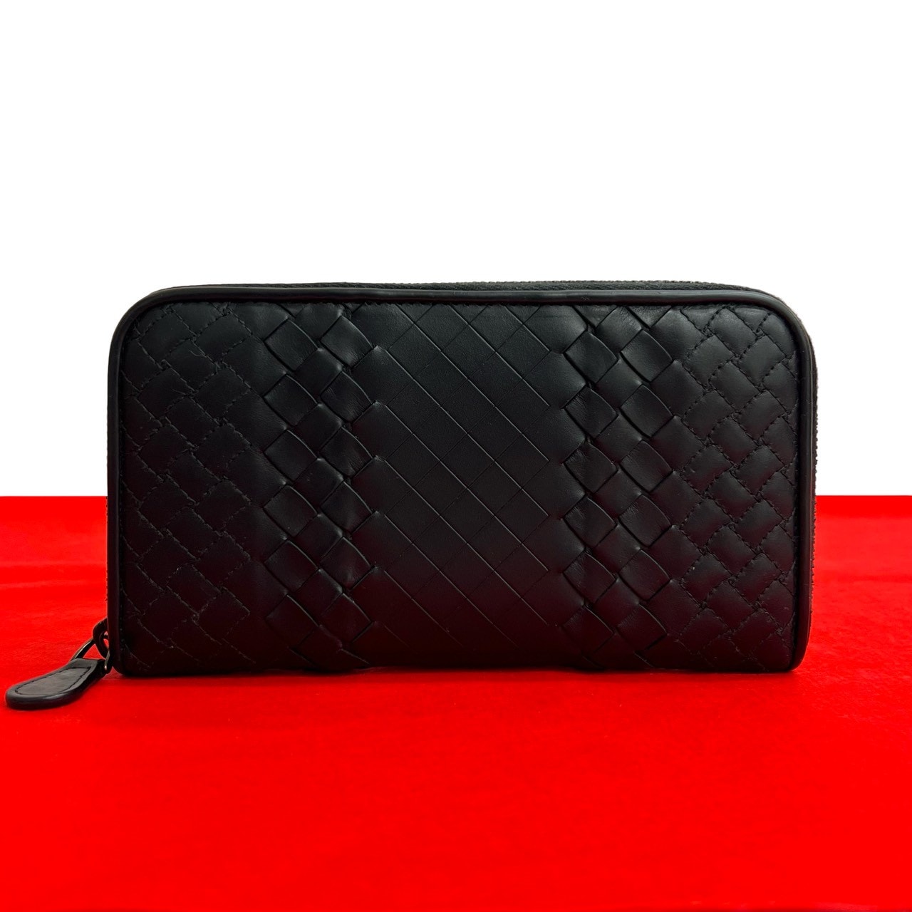 BOTTEGA VENETA ボッテガヴェネタ イントレチャート レザー 長財布 ブラック
 54272