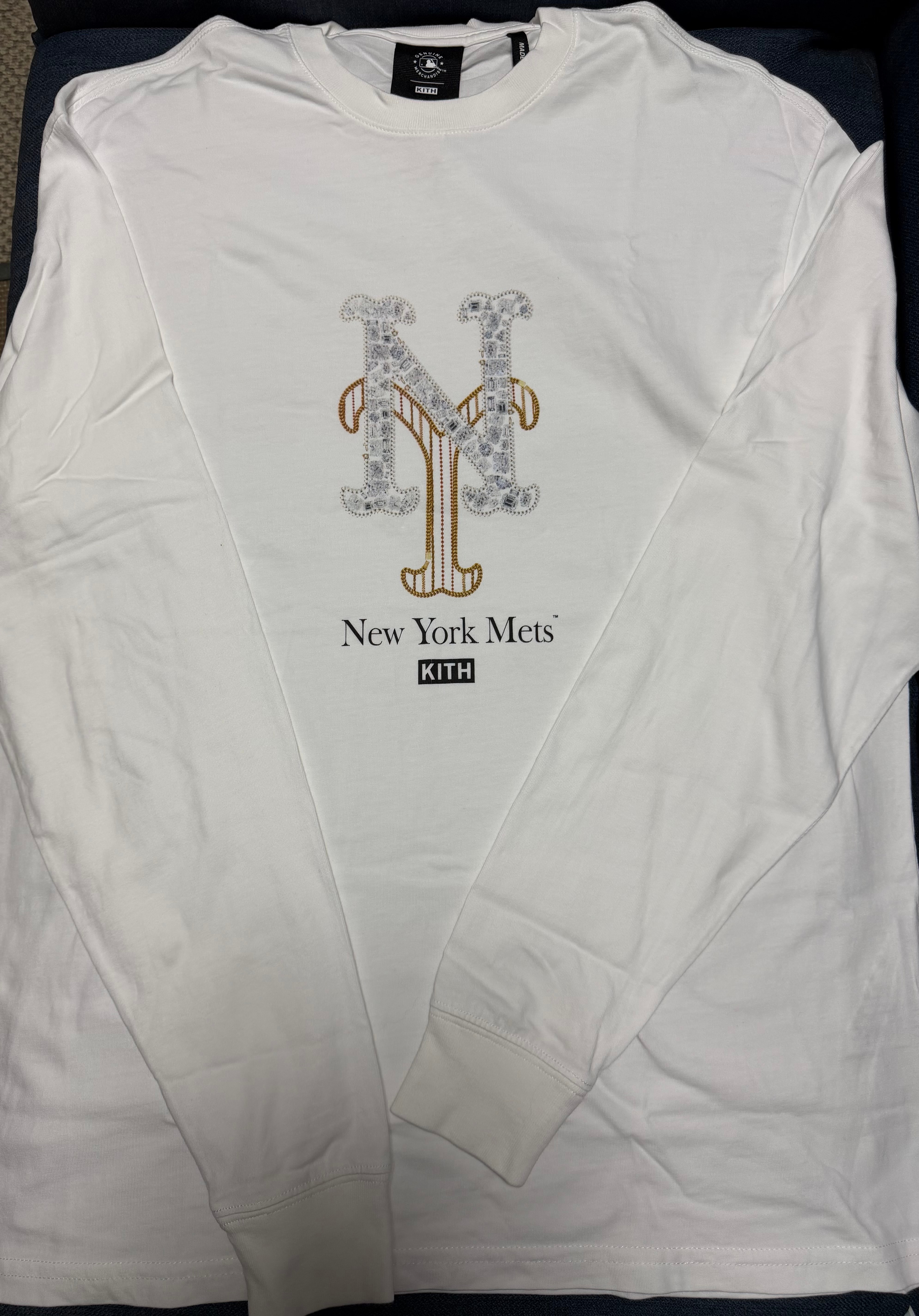 Kith x Rachel Goatley Mets Long Sleeve Tee "White"