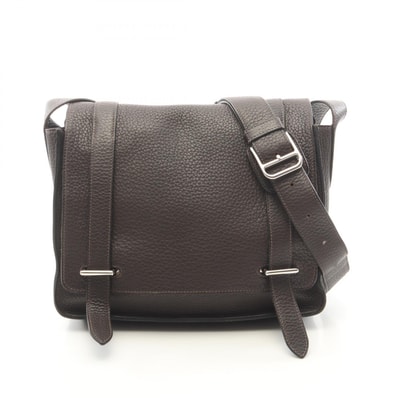エルメス HERMES スティーブ カポラル27 ショルダーバッグ バッグ トリヨンクレマンス トリヨンクレマンス T刻印(2015年製造) メンズ ブラウン系 / ブルー系 【中古】